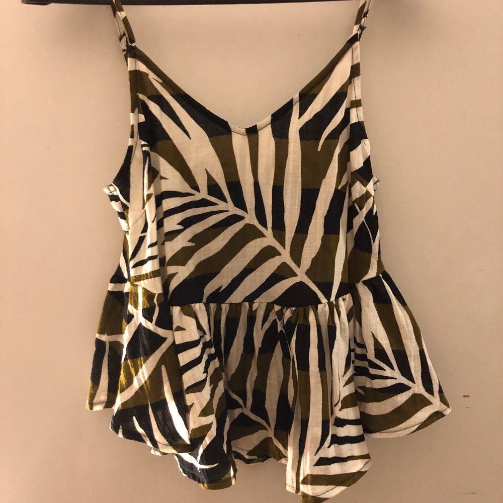 never been worn safari themed tank top